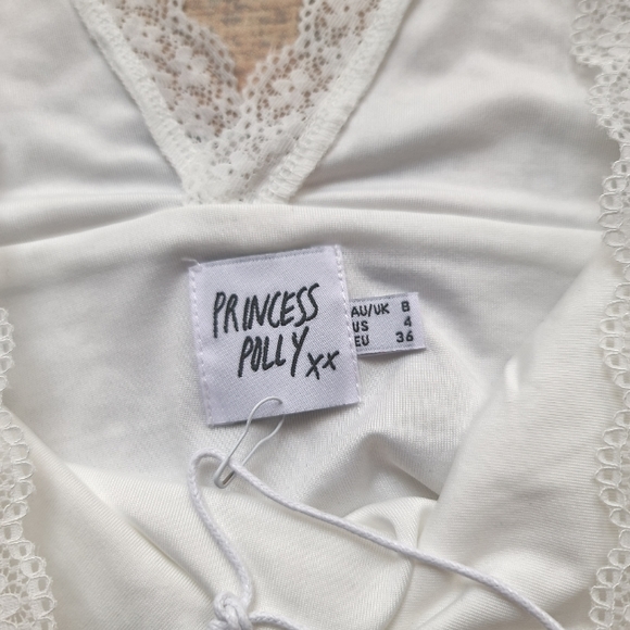 Priness Polly ALFORD TOP WHITE Size 4 NWT - Picture 3 of 7